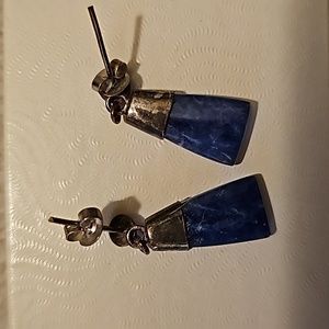 Blue earrings
